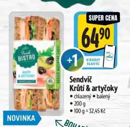 Albert Sendvič Krůtí & artyčoky nabídka