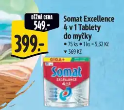 Albert Somat Excellence 4 v 1 Tablety do myčky nabídka