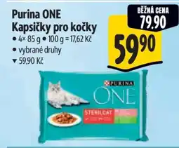 Albert Purina ONE Kapsičky pro kočky nabídka
