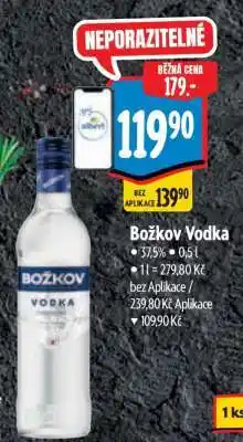 Albert Božkov Vodka nabídka