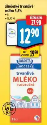 Albert Jihočeské Trvanlivé mléko 3,5% nabídka