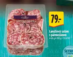 Albert Lanyžový salám s parmezánem nabídka