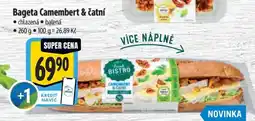 Albert Bageta Camembert & čatní nabídka