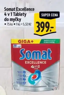 Albert Somat Excellence 4 v 1 Tablety do myčky nabídka