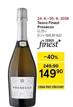 Tesco Tesco Finest Prosecco nabídka