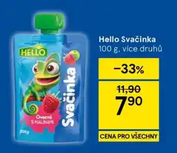 Tesco HELLO Svačinka nabídka