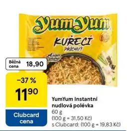 Tesco YumYum Instantní nudlová polévka nabídka