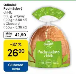 Tesco Odkolek Podmáslový chléb nabídka