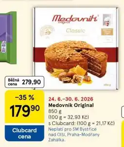 Tesco MEDOVNÍK ORIGINAL nabídka