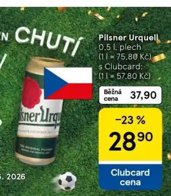 Tesco Pilsner Urquell nabídka