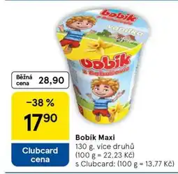 Tesco Bobík Maxi nabídka