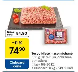 Tesco Tesco Mleté maso míchané nabídka