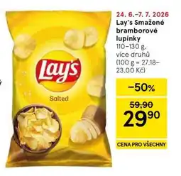 Tesco Lay's Smažené bramborové lupínky nabídka