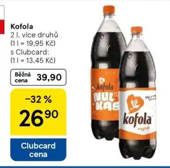 Tesco Kofola nabídka