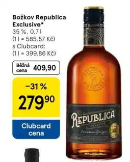Tesco Božkov Republica Exclusive nabídka