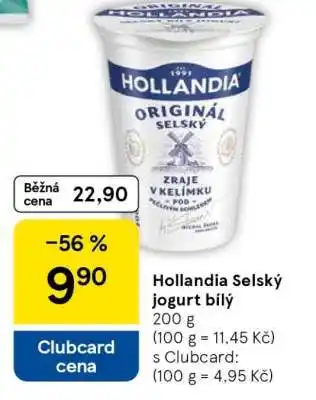 Tesco Hollandia Selský jogurt bílý nabídka