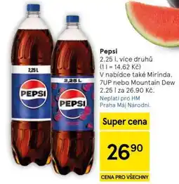 Tesco Pepsi nabídka