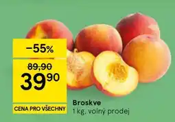 Tesco Broskve nabídka