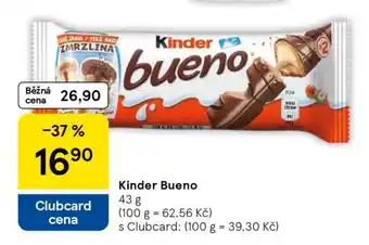 Tesco KINDER BUENO nabídka