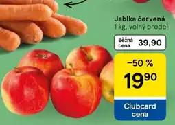 Tesco Jablka červená nabídka