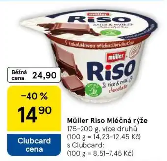 Tesco Müller Riso mléčná rýže nabídka