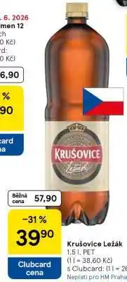 Tesco Krušovice ležák nabídka