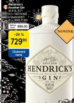 Tesco HENDRICK´S Another Gin nabídka