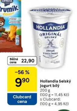 Tesco Hollandia Selský jogurt bílý nabídka