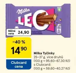 Tesco Milka tyčinky nabídka