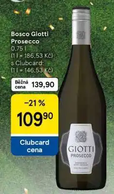 Tesco Bosco Giotti Prosecco nabídka