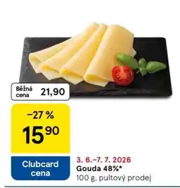 Tesco Gouda 48% nabídka