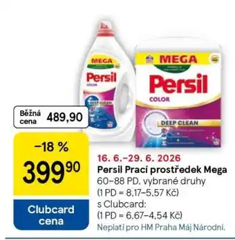 Tesco Persil Prací prostředek Mega nabídka