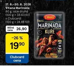 Tesco Vitana marináda nabídka