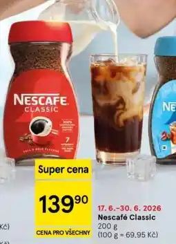 Tesco Nescafé Classic nabídka