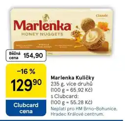 Tesco Marlenka kuličky nabídka