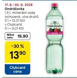 Tesco Ondrášovka nabídka