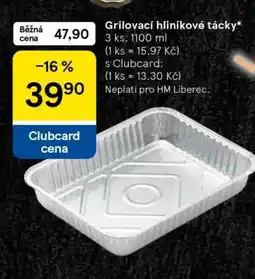 Tesco Grilovací hliníkové tácky nabídka