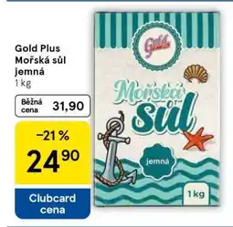 Tesco Gold Plus Mořská sůl jemná nabídka