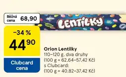 Tesco Orion Lentilky nabídka