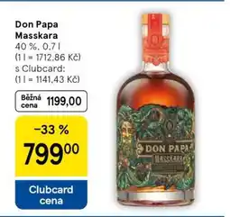 Tesco Don Papa Masskara nabídka
