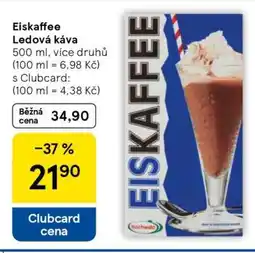 Tesco Eiskaffee ledová káva nabídka