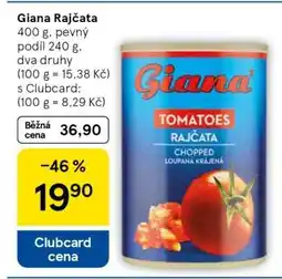 Tesco Giana rajčata nabídka