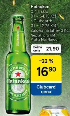 Tesco Heineken nabídka