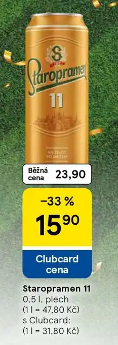 Tesco Staropramen 11 nabídka