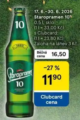 Tesco Staropramen 10 nabídka