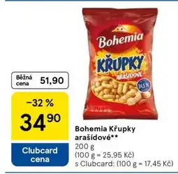 Tesco Bohemia Křupky arašídové nabídka