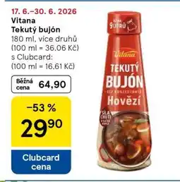 Tesco Vitana Tekutý bujón nabídka