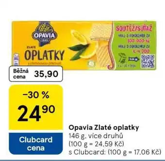 Tesco Opavia Zlaté Oplatky nabídka