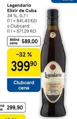 Tesco Legendario Elixir de Cuba nabídka
