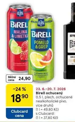 Tesco Birell ochucený nabídka